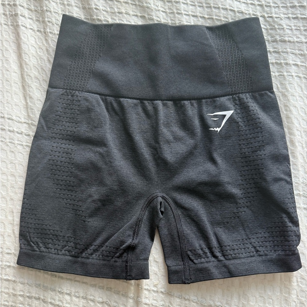 Gymshark Black Bike Shorts High-Waisted Athletic